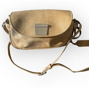Joy Gryson Juliana Tan Leather Crossbody Bag
